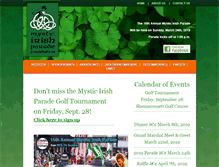 Tablet Screenshot of mysticirishparade.org